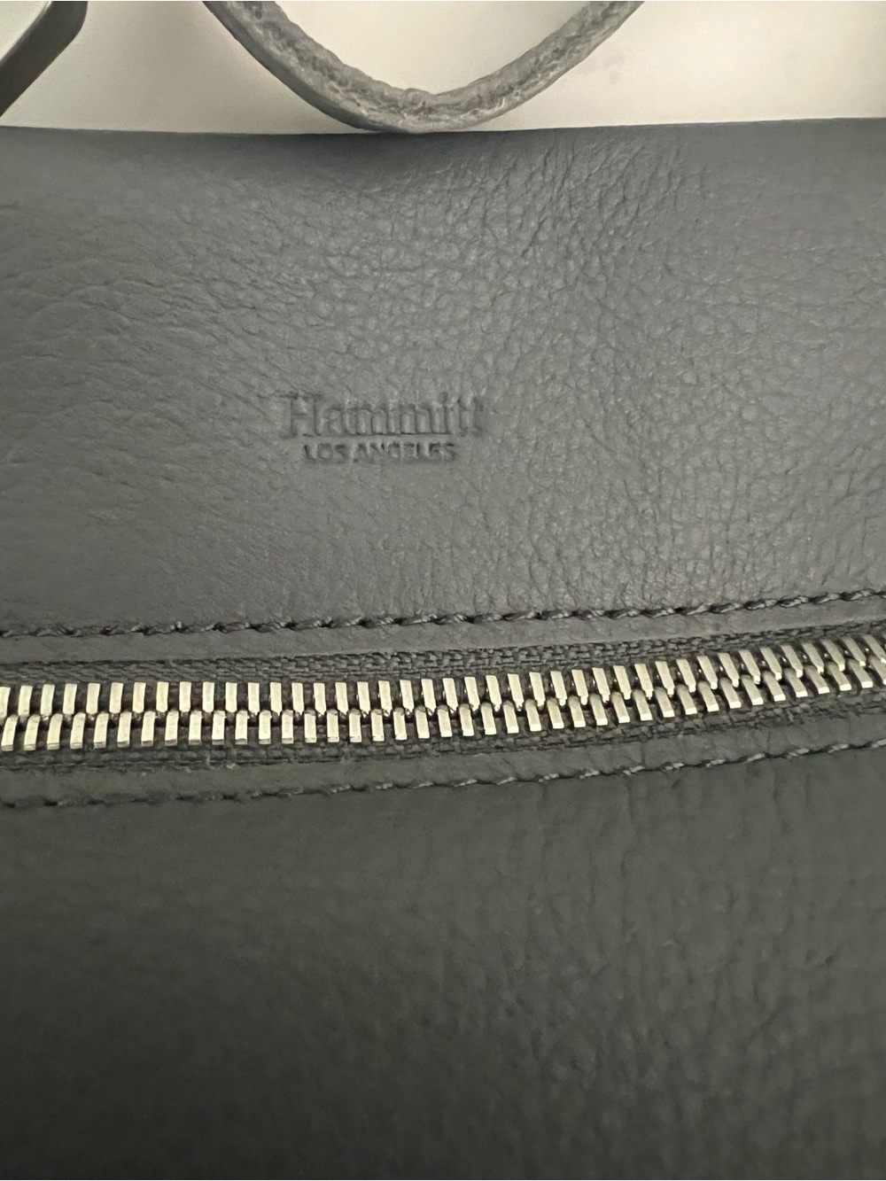 Hammitt Tony Small Crossbody Pewter Leather Brushed Silver - Picture 4 of 11